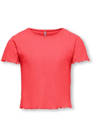 ONLY Shirt met korte mouwen KOGNELLA S/S O-NECK TOP NOOS JRS