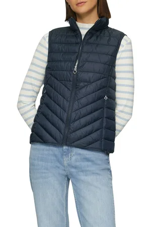 QS by s.Oliver Bodywarmer met opstaande kraag