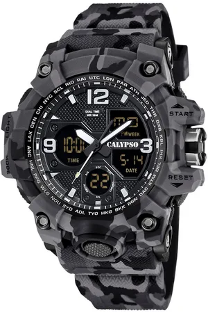 Calypso Chronograaf X-Trem Quartzhorloge, horloge, herrenuur, analoog, digitaal, dag, maand