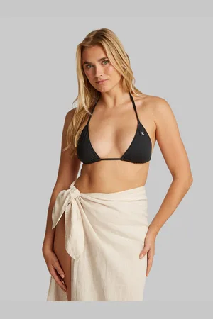 Calvin Klein Triangel-bikinitop TRIANGLE-RP met logo-patch