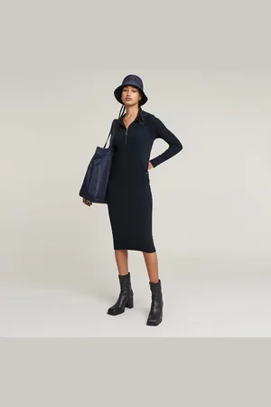 G-Star Zomerjurk Half Zip Hdd Slim Dress