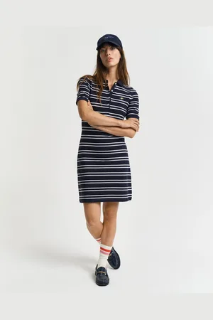GANT Polojurk STRIPE SHIELD SS PIQUE POLO DRESS