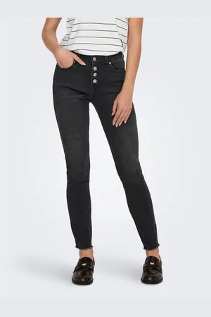 ONLY Skinny fit jeans ONLMIA MID WAIST BUTTON SK RW ANK BOX