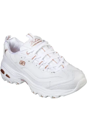 Skechers Sneakers D´Lites-Fresh Start Vrijetijdsschoen, lage schoen, veterschoen met bio-dri-uitrusting
