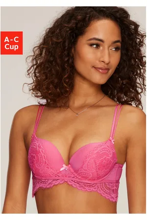 Lascana Push-up-bh Valentina met extravagante kanten details, lingerie