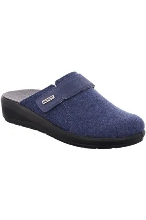 Rohde Pantoffels Catania clog, pantoffel, slippers met klittenbandriem