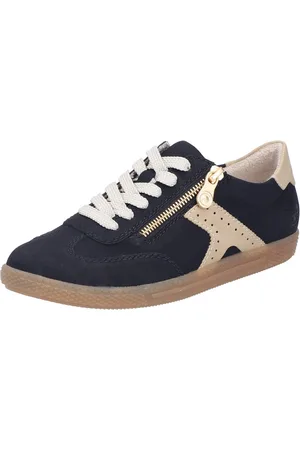 Rieker Sneakers , lage schoen, vrijetijdsschoen, veterschoen met ritssluiting