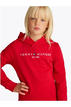 Tommy Hilfiger Hoodie U ESSENTIAL HOODIE met logo-borduurwerk en tekst