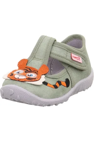 Superfit Pantoffels SPOTTY WMS: middel Ballerina met klittenbandsluiting, maat sjabloon om te downloaden