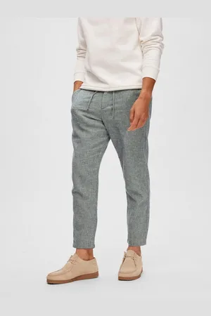 SELECTED Chino SLH172-SLIMTAPE BRODY LINEN PANT NOOS