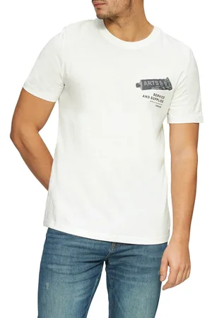 QS by s.Oliver Shirt met ronde hals met frontprint