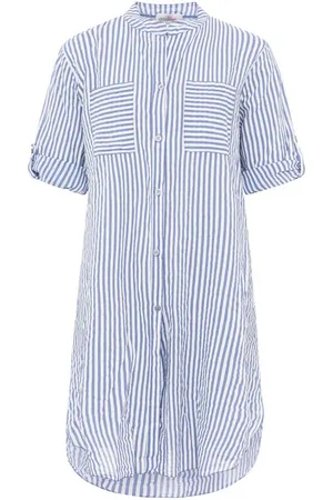 Zwillingsherz Blouse met korte mouwen Langblouse "Kida"