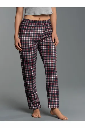 Trigema Pyjama pyjamabroek met ruitpatroon (1-delig)