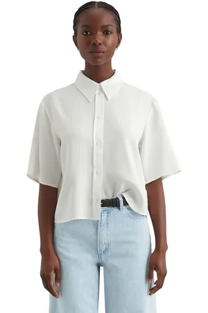 Marc O’ Polo Blouse met korte mouwen