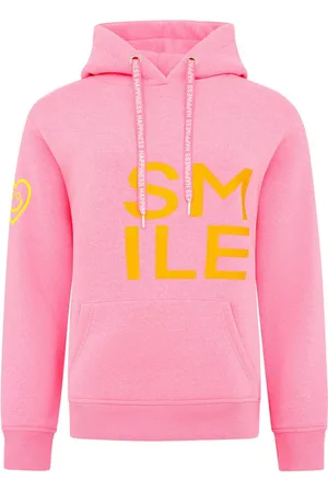 Zwillingsherz Hoodie "Alissa" met smile-print