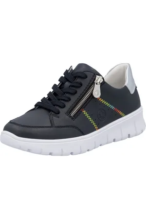 Rieker Sneakers , veterschoenen, lage schoen, vrijetijdssneaker, zijrits