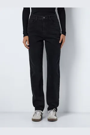 Noisy May High-waist jeans NMDAISY HW MOM FIT JEAN BLACK FWD NOOS