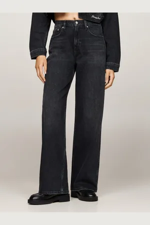 Tommy Hilfiger Loose fit jeans met logo-badge