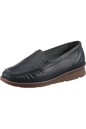 Waldläufer Mocassins HOXY Sleehak, lage schoen, comfort schoen in extra brede schoenmaat K