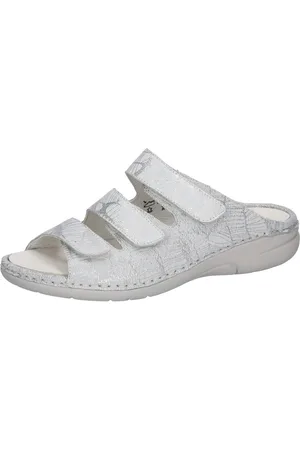 Waldläufer Slippers GUNNA , sleehak, zomerschoen, pantoffels in comfortabele schoenwijdte g