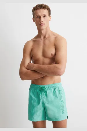 Marc O’ Polo Zwemshort Essentials Beach Jersey met zijlijk opdruk-ontwerp