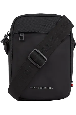 Tommy Hilfiger Schoudertas TH REPREVE MINI REPORTER , heren werktas, messenger bag, schoudertas, voorvak
