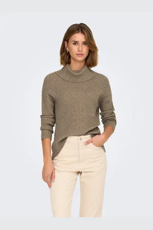 ONLY Coltrui ONLKATIA LS SADDLE ROLL NECK CC KNT