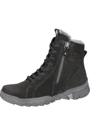 Waldläufer Winterlaarzen H-LUMI , veterschoenen, comfortlaarzen in comfortabele breedte g (= breed)