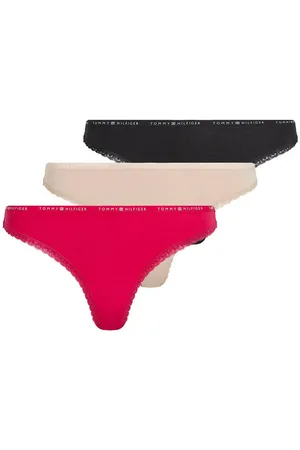 Tommy Hilfiger Tanga 3 PACK LACE THONG (3 stuks)