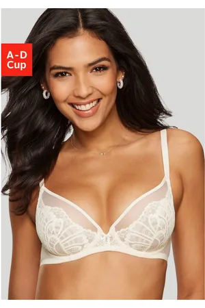 Lascana Beugel-bh FLORA met fijne kant en edel glinsterend accessoire, sexy lingerie