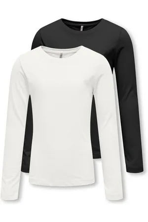 ONLY Shirt met lange mouwen KOGNEW ONLY L/S TEE JRS 2-PACK (set, 2-delig)
