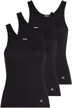 Calvin Klein Tanktop SCOOP NECK COTTON TANK 3PK (3-delig, Set van 3)