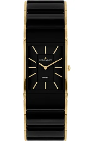 Jacques Lemans Keramisch horloge Dublin Quartz horloge, armbanduhr, dameshorloge, keramische band