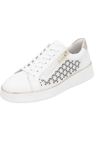 Remonte Plateausneakers , vrijetijdsschoen, veterschoen, lage schoen met perforatie