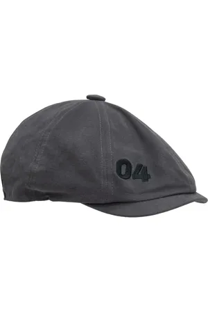 Chillouts Flat cap Dartford Hat met cijfers borduursel-detail