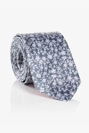Carlo Monti Stropdas gemaakt van pure zijde, met bloemenpatroon, 6,5 cm breed (1 stuk)