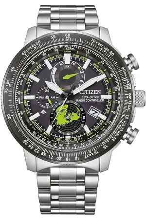 Citizen Multifunctioneel radiografisch horloge Promaster Geo Trekker Horloge, solar, herenhorloge, stalen band, analoog