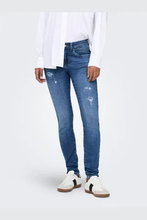 ONLY Skinny fit jeans ONLRUSH MID WAIST SK REP DNM MAS