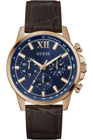 Guess Multifunctioneel horloge Walker Quartz horloge, polshorloge, herenhorloge, datum, weekdag, siliconen band