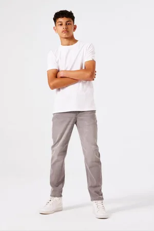 Garcia Dad-jeans Dalino voor jongens, met verwoeste effecten