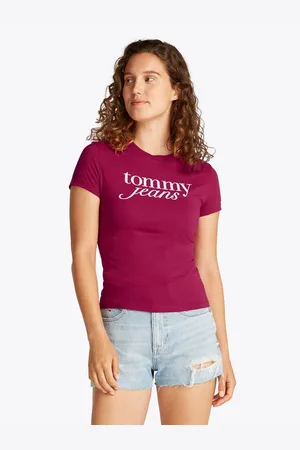 Tommy Hilfiger T-shirt met logoprint op borsthoogte