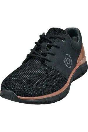 Bugatti Sneakers , vrijetijdsschoen, veterschoen, lage schoen met zijlogo-icoon