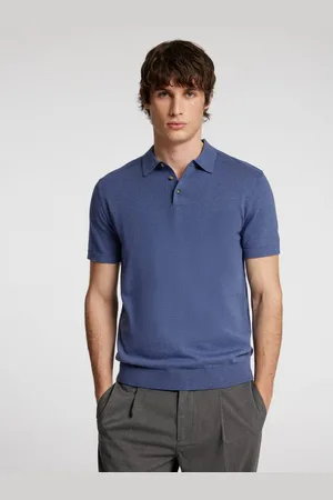 SELECTED Poloshirt SLHBERG SS KNIT POLO NOOS