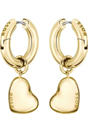 HUGO BOSS Paar creolen HONEY LOVE, Herz, 1580640, 1580641