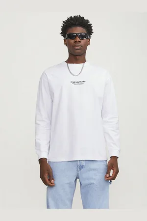 JACK & JONES Shirt met lange mouwen JORVESTERBRO TEE LS CREW NECK NOOS