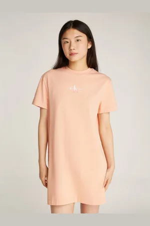 Calvin Klein Shirtjurk GRADIENT MONOLOGO TEE DRESS
