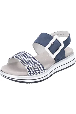 Remonte Sleehaksandaaltjes ELLE-Collection , zomerschoen, sandalen, comfortschoen met praktische klittenbandsluitingen