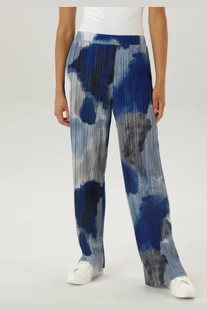 Aniston Comfortbroek met plissé en elastische tailleband - nieuwe collectie
