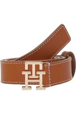 Tommy Hilfiger Leren riem TH LOGO 2.5 Elegante riem met TH-logo gesp