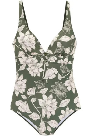 QS by s.Oliver Badpak Lady met een bloemmotief